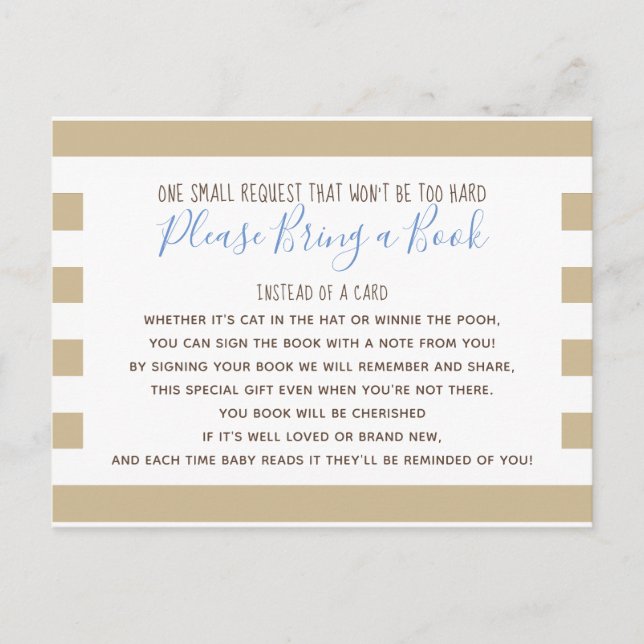 Pequeno Cartão de Chá de fraldas de Abóbora (Frente)