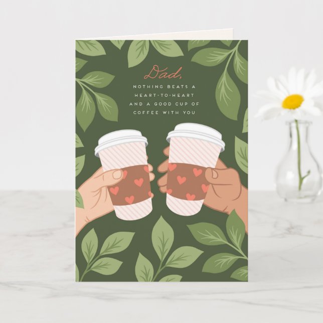 Pequeno cartão de cumprimentos dobrado, 10 cm x 14 (Planta pequena)