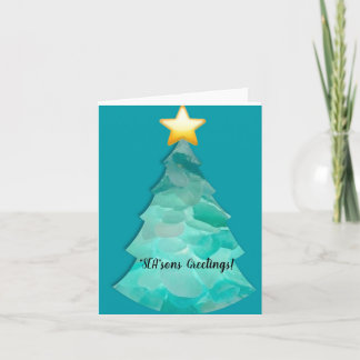 Pequeno cartão de felicitações dobrado 4" x 5.6"