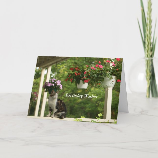 Pequeno Cartão Personalizado de Saudação (Frente)