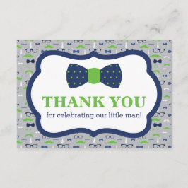 Pequeno Cartões de agradecimentos, Arco, Azul, Ver