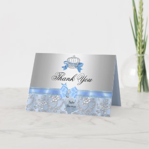 Pequeno Cartões de agradecimentos Chá de fraldas P