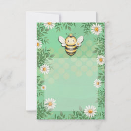 Pequeno cartões de agradecimentos de abelha