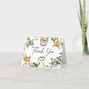 Pequeno Cartões de agradecimentos de Chá de fralda