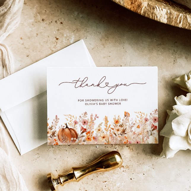 Pequeno Cartões de agradecimentos de Chá de fralda (Criador carregado)