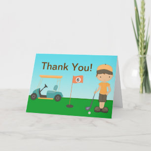 Pequeno Cartões de agradecimentos de Golfe