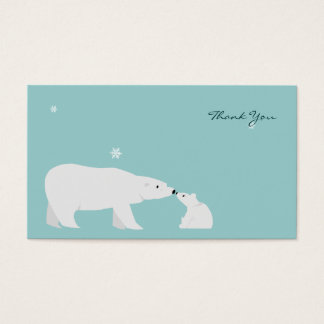 Pequeno Cartões de agradecimentos: Urso Polar
