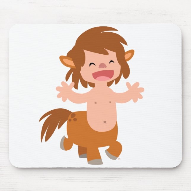 Pequeno Cartoon Centaur Mousepad (Frente)