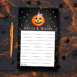 Pequeno Chá de fraldas de Abóbora - Aconselhamento