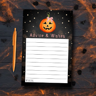 Pequeno Chá de fraldas de Abóbora - Aconselhamento