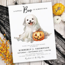 Pequeno Chá de fraldas de Boo Cute Halloween