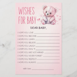 Pequeno Chá de fraldas de urso querido Desejo por 