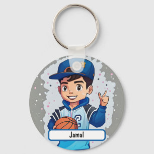 Pequeno Chaveiro de Baller com Nomeação Personaliz