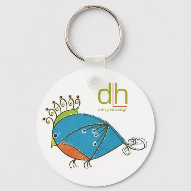 Pequeno Chaveiro de Bluebird (Frente)