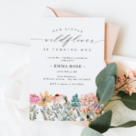 Pequeno Convite de Aniversário para Flor de Flor S
