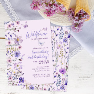 Pequeno Convite de festas de segundo aniversário d