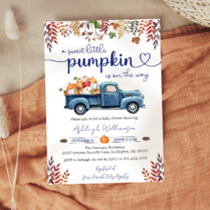 Pequeno Convite para Chá de fraldas de Rapazes da