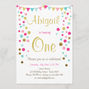 Pequeno convite para o aniversário da mina de our