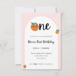 Pequeno convite para o Primeiro Aniversário do Cut