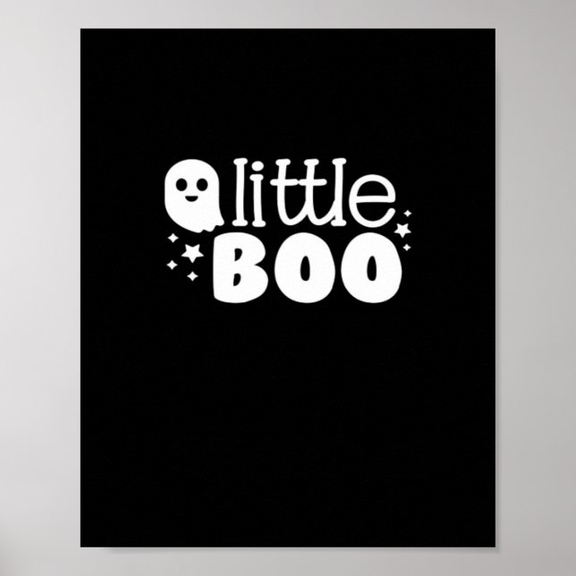 Pequeno Design de Impressão de Halloween Boo (Frente)