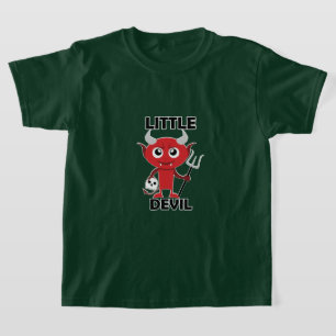 Pequeno Diabo - Camiseta Básica Para Meninas