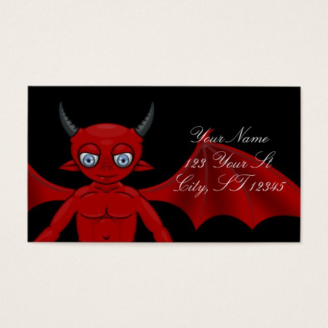 Pequeno Diabo Vermelho Thunder_Cove (Frente)