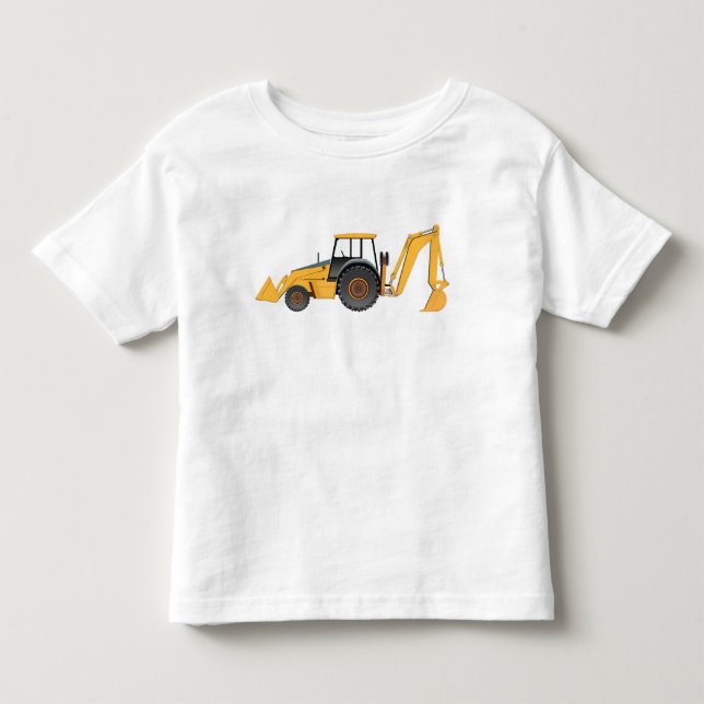 Pequeno Digger - Toddler Fine Jersey T-Shirt  (Frente)