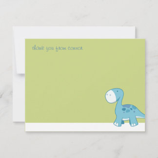 Pequeno Diplodocus Azul | Cartões de Notas de Agra