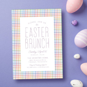 Pequeno e doce convite para brunch de Páscoa emold