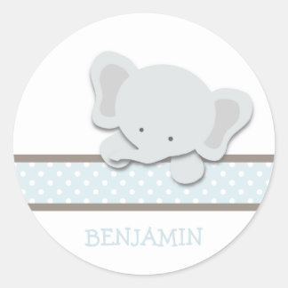 Pequeno Elefante {Blue - Custom} | Autocolantes