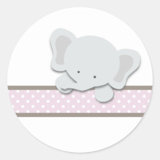Pequeno Elefante {Rosa} | Autocolantes