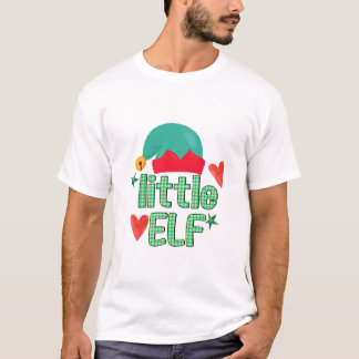 Pequeno Elf Xmas com T-Shirt
