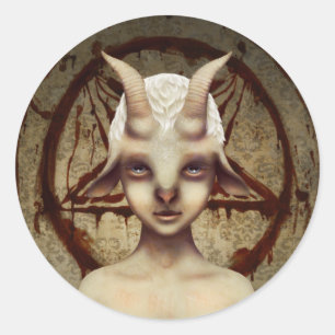 PEQUENO etiqueta de BAPHOMET