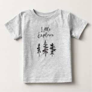 Pequeno Explorador, Camisa De Bebê De Árvores De M