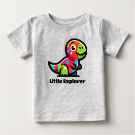 Pequeno Explorador Dinossaur Toddler T-Shirt Color