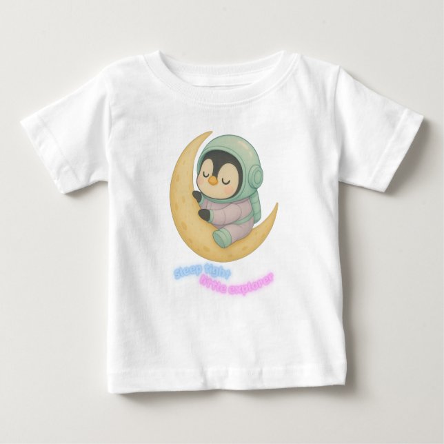 Pequeno Explorer Baby T-Shirt (Frente)
