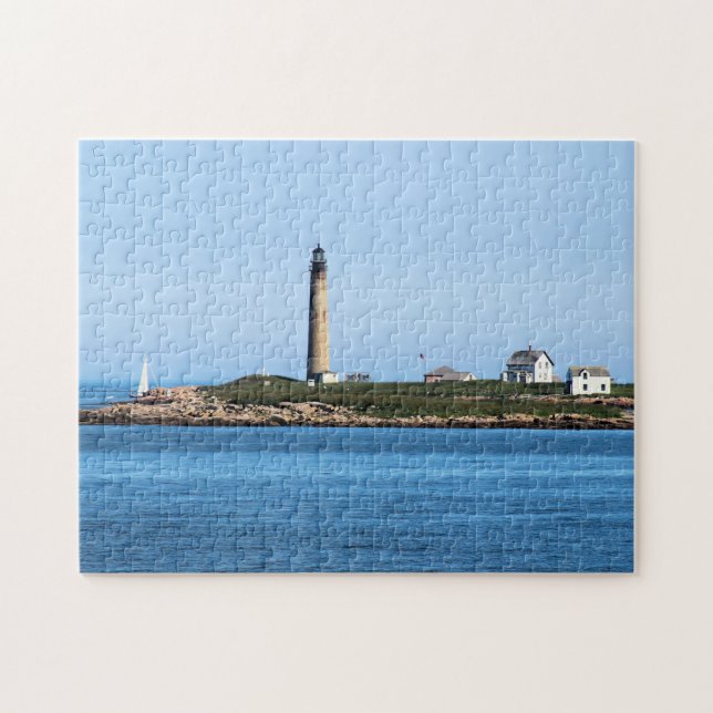 Pequeno farol de Manan, quebra-cabeça de serra de (Horizontal)