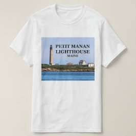 Pequeno farol de Manan, t-shirt de Maine