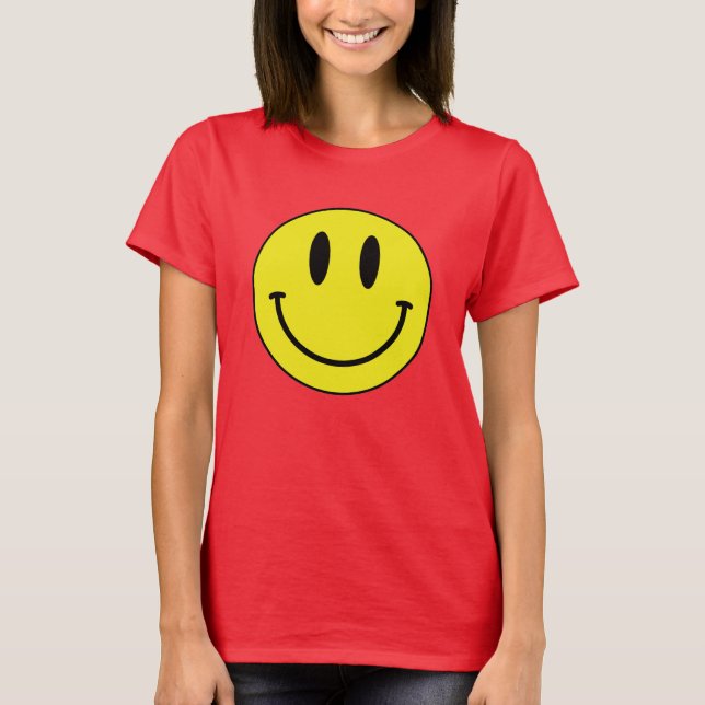 PEQUENO FELIZ ROSTO T-SHIRT (Frente)