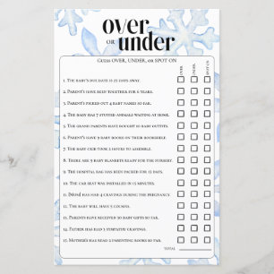 Pequeno Floco de Neve Sobre O Jogo De Adivinhação