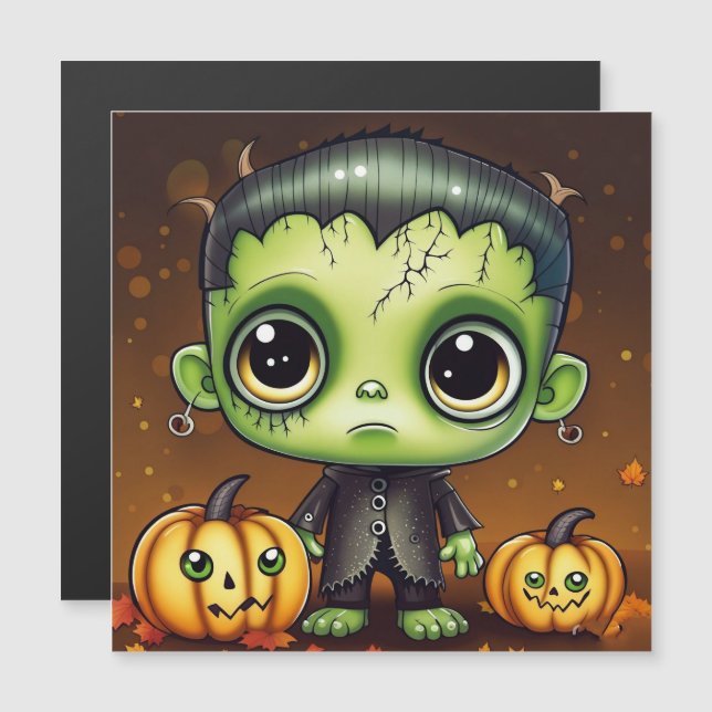 Pequeno Frankenstein de Halloween (Frente/Verso)