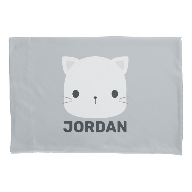 Pequeno Gato Bonito com Nome Personalizado (Frente)