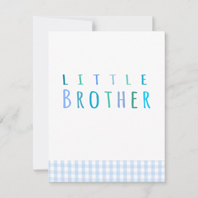 Pequeno Irmão em azul (Frente)