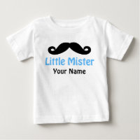 Pequeno Irmão Mustache T-shirt personalizada