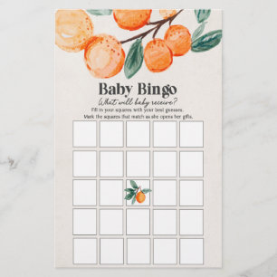 pequeno jogo de bingo de bebê chá de fraldas