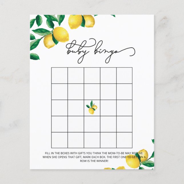 Pequeno jogo de chá de fraldas (Frente)