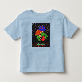 Pequeno Ladybug, T-shirt personalizada do Toddler