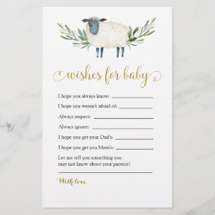 Pequeno Lambe Greenery quer um bebê