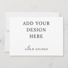 Pequeno Modelo de Convite Paisagem (4,5 x 6,25)