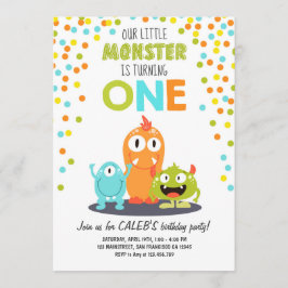 Pequeno Monstro, Primeiro Convite de aniversário